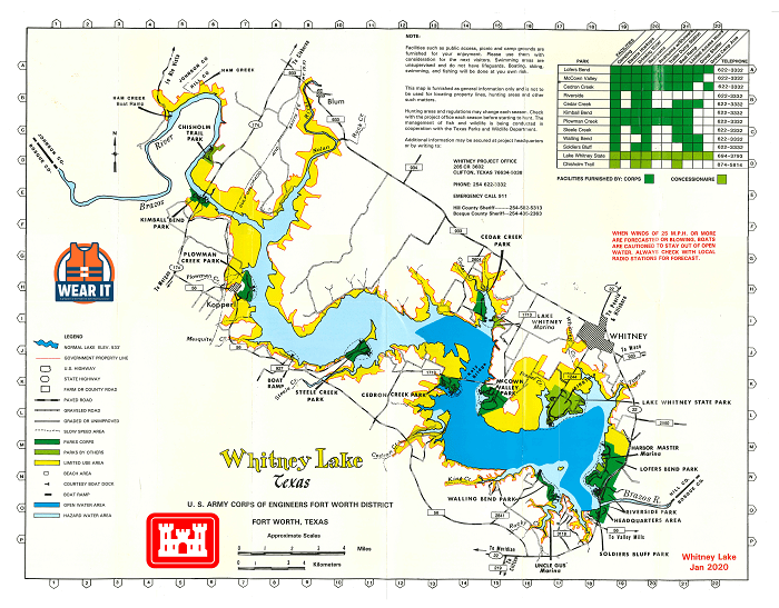 Sam Rayburn Fishing Map Maps