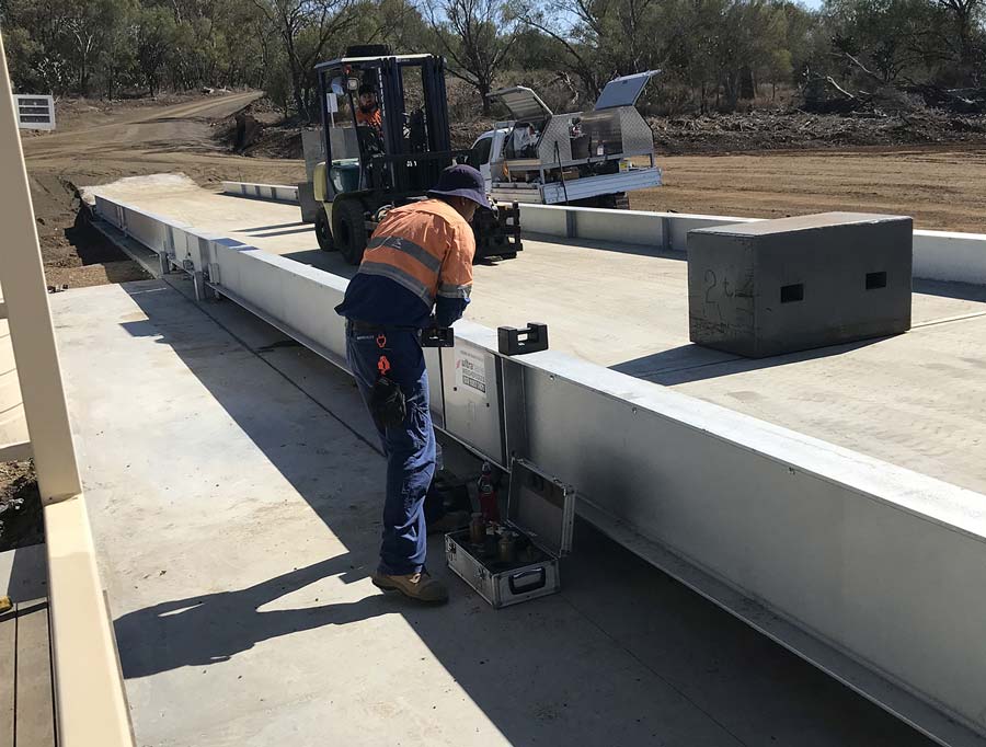 Assemble, Install & Calibration of Existing 28m Weighbridge in QLD