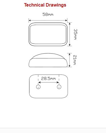 ELECTRICAL|LIGHTING | Trailer Side Lights | Trailer Side Lights