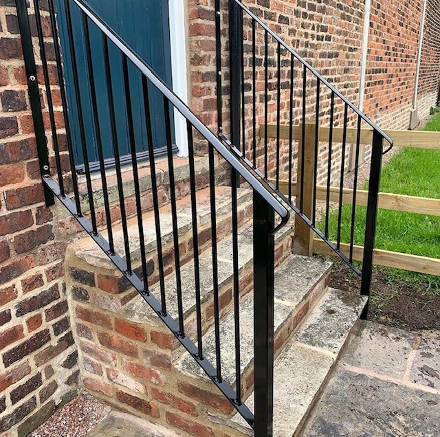 Swift Security Products Ltd Handrails to steps Golbourne Wigan