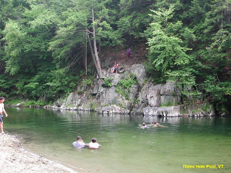 Vermont Swimming Holes and Hot Springs rivers creek
