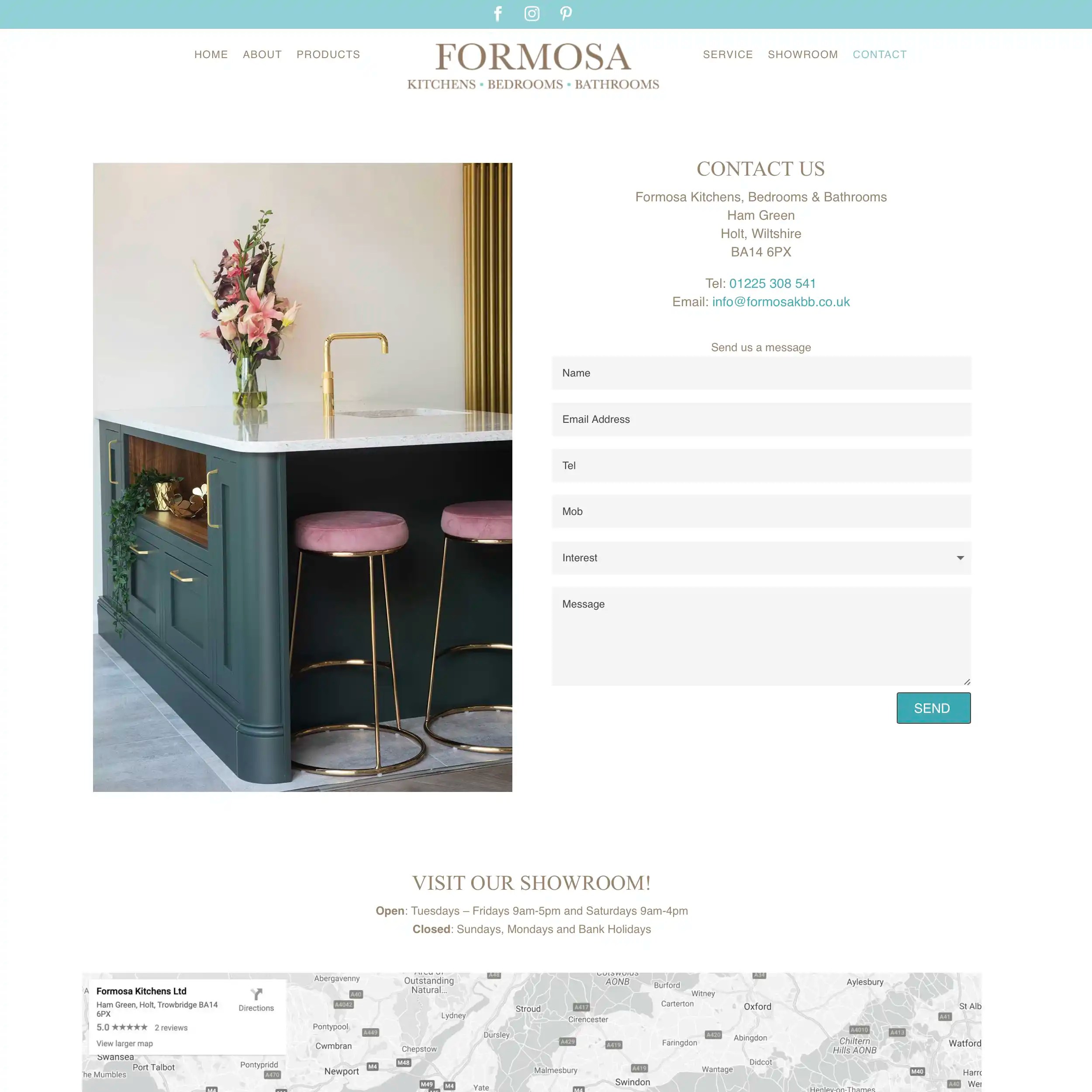 Kitchen & Bathroom Showroom Swindon  Design