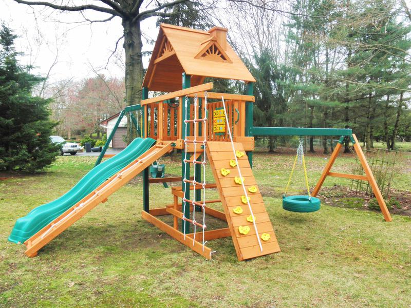Swing set installation Nj Gazebo installer. Kidkraft, gorillaPlaysets