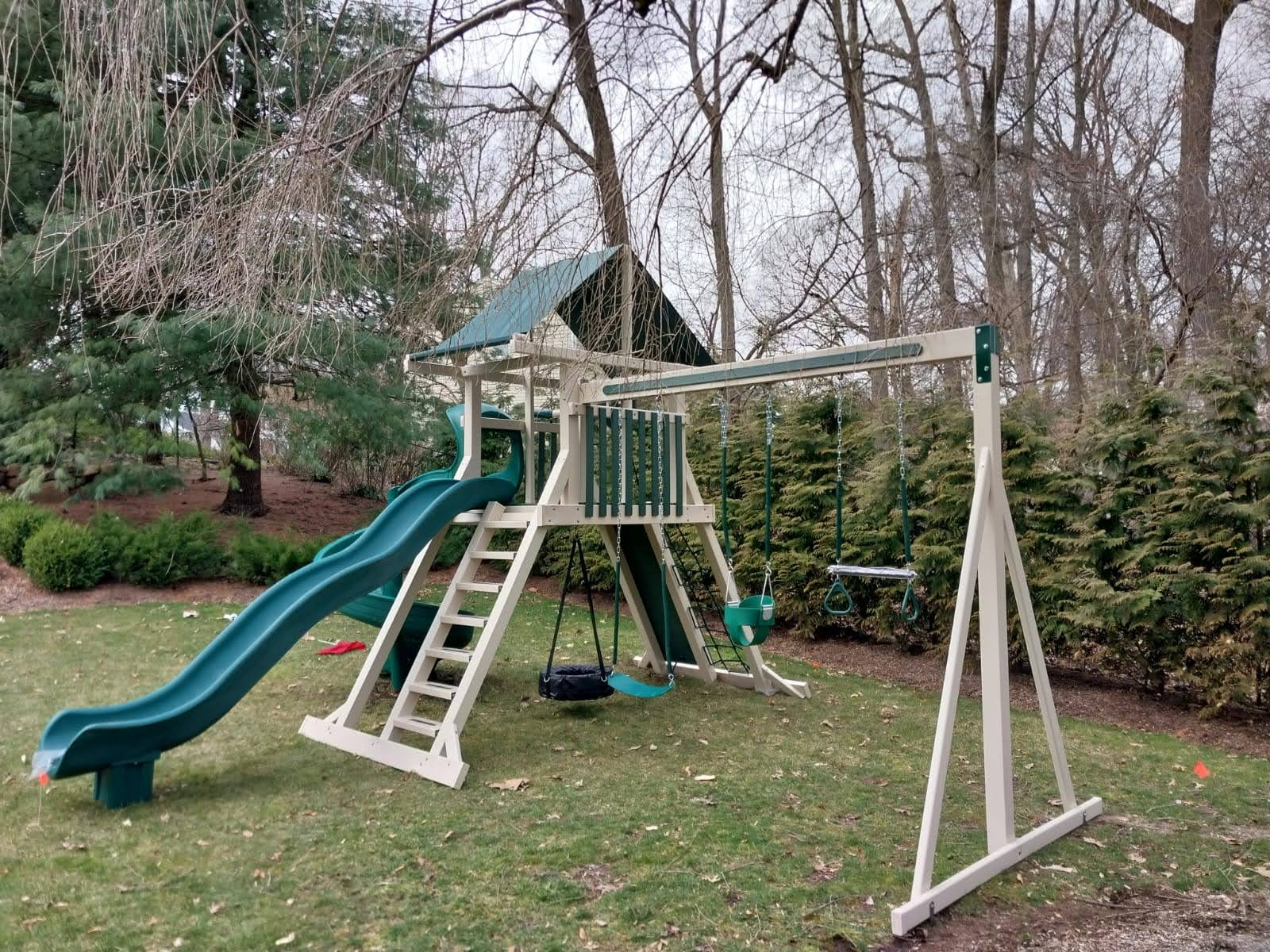 6' Angled Solar System Swingset & Toy Warehouse