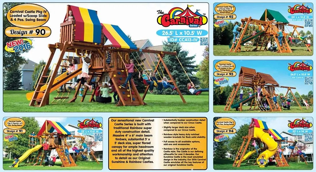 Rainbow Play Set Catalog SwingsnThings