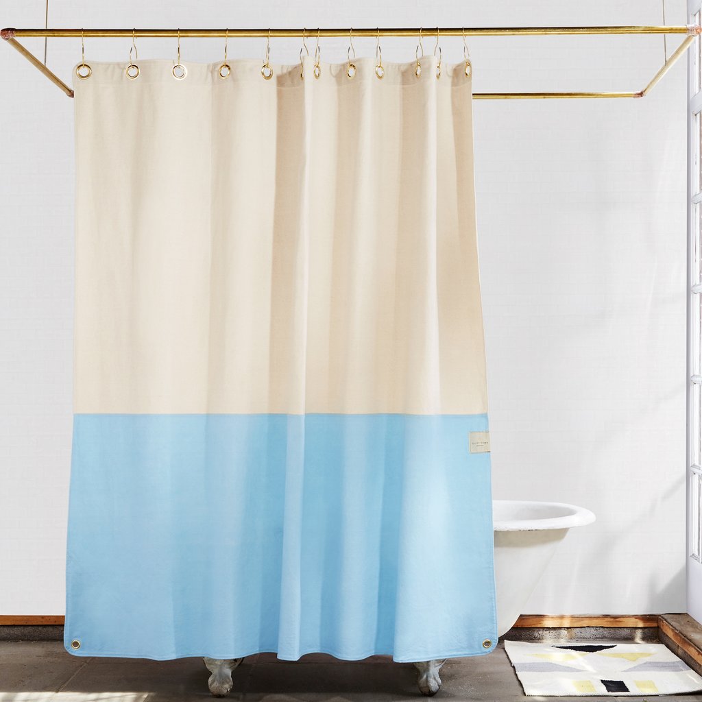 swissmiss Quiet Town Shower Curtain