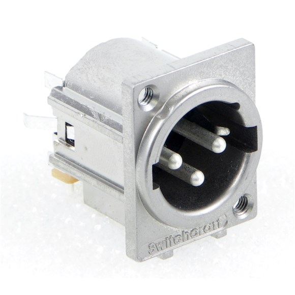 XLR PANEL MOUNT, PC TERMINALS, FERRITE SHIELDED Switchcraft