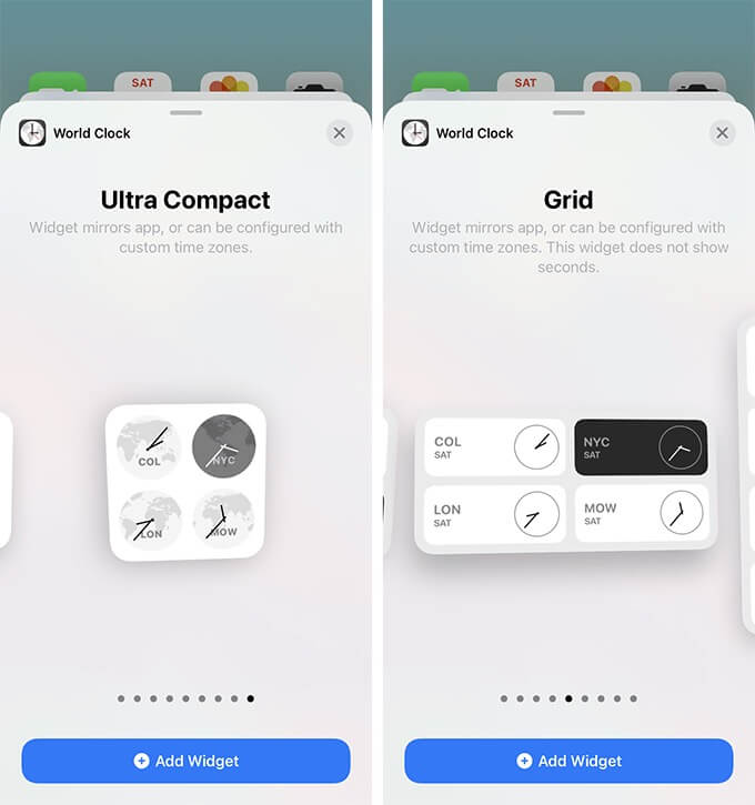 10 Best Clock Widget Apps for the iPhone Home Screen