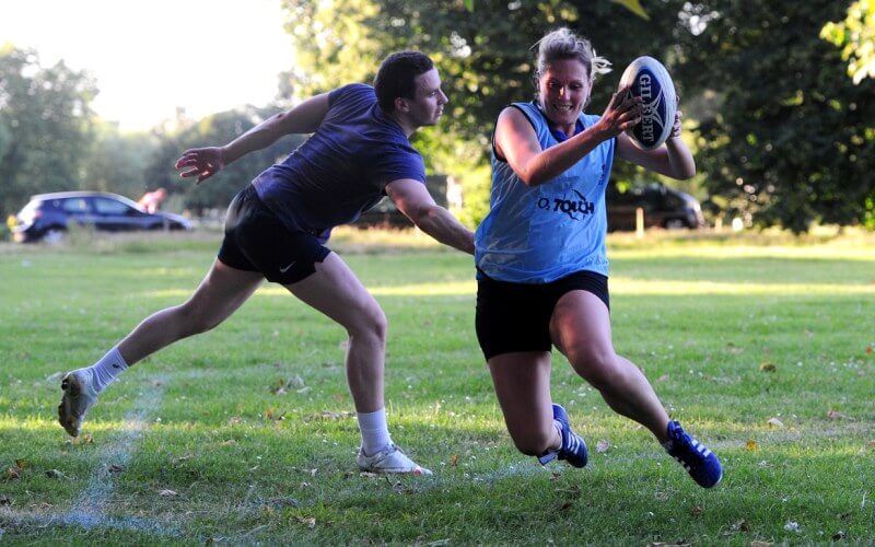 Richmond upon Thames College helps touch rugby reach new audience with