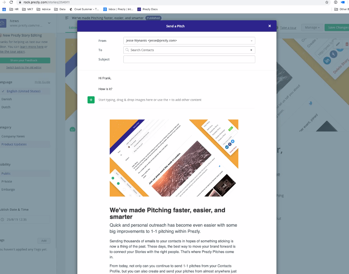Prezly is CRM for PR that’s Built on an Online Newsroom [PR Tech