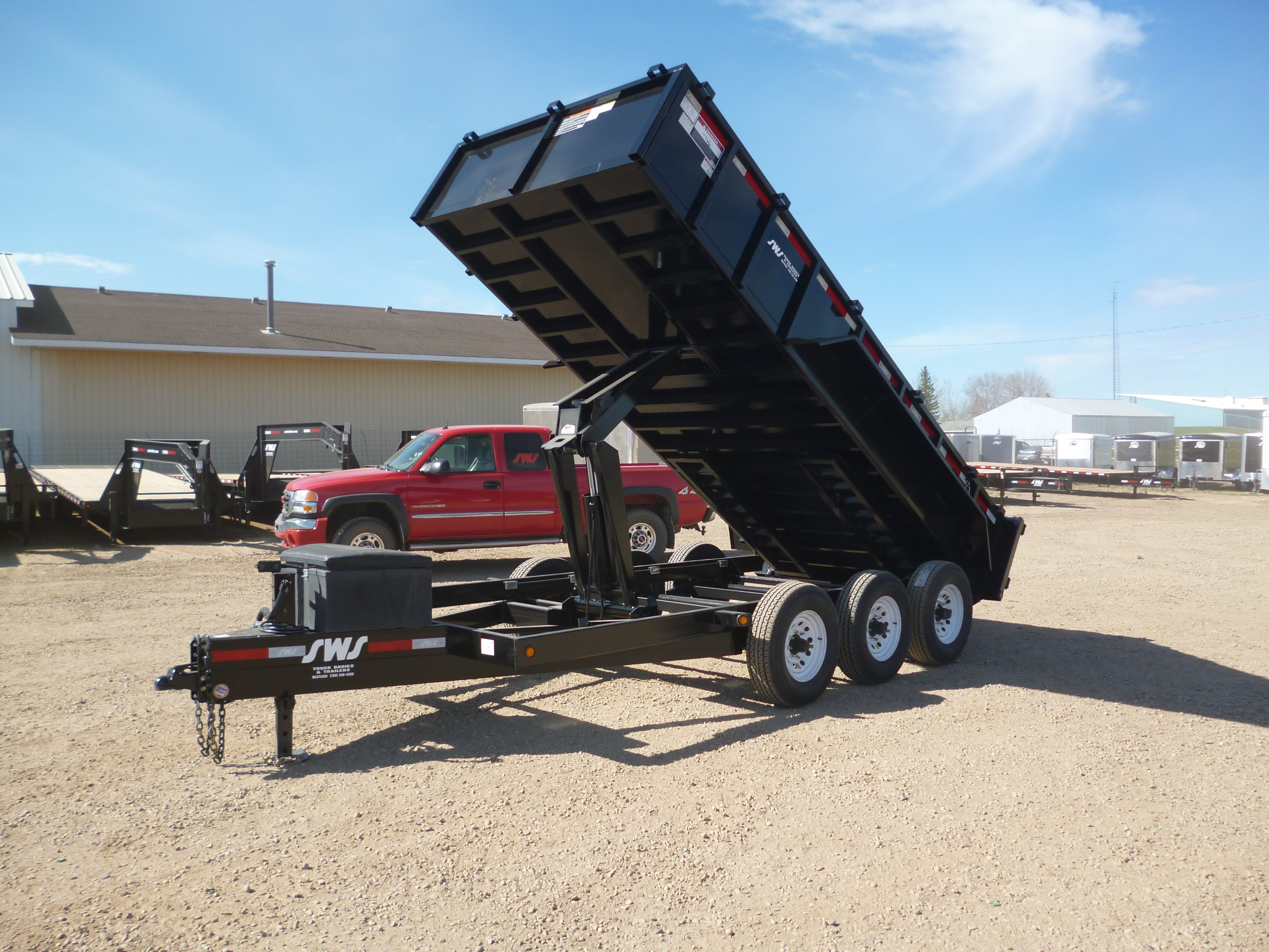 2020 7’X16′ (3)7K TAG HEAVY DUTY ELECTRIC/HYDRAULIC DUMP TRAILER SWS