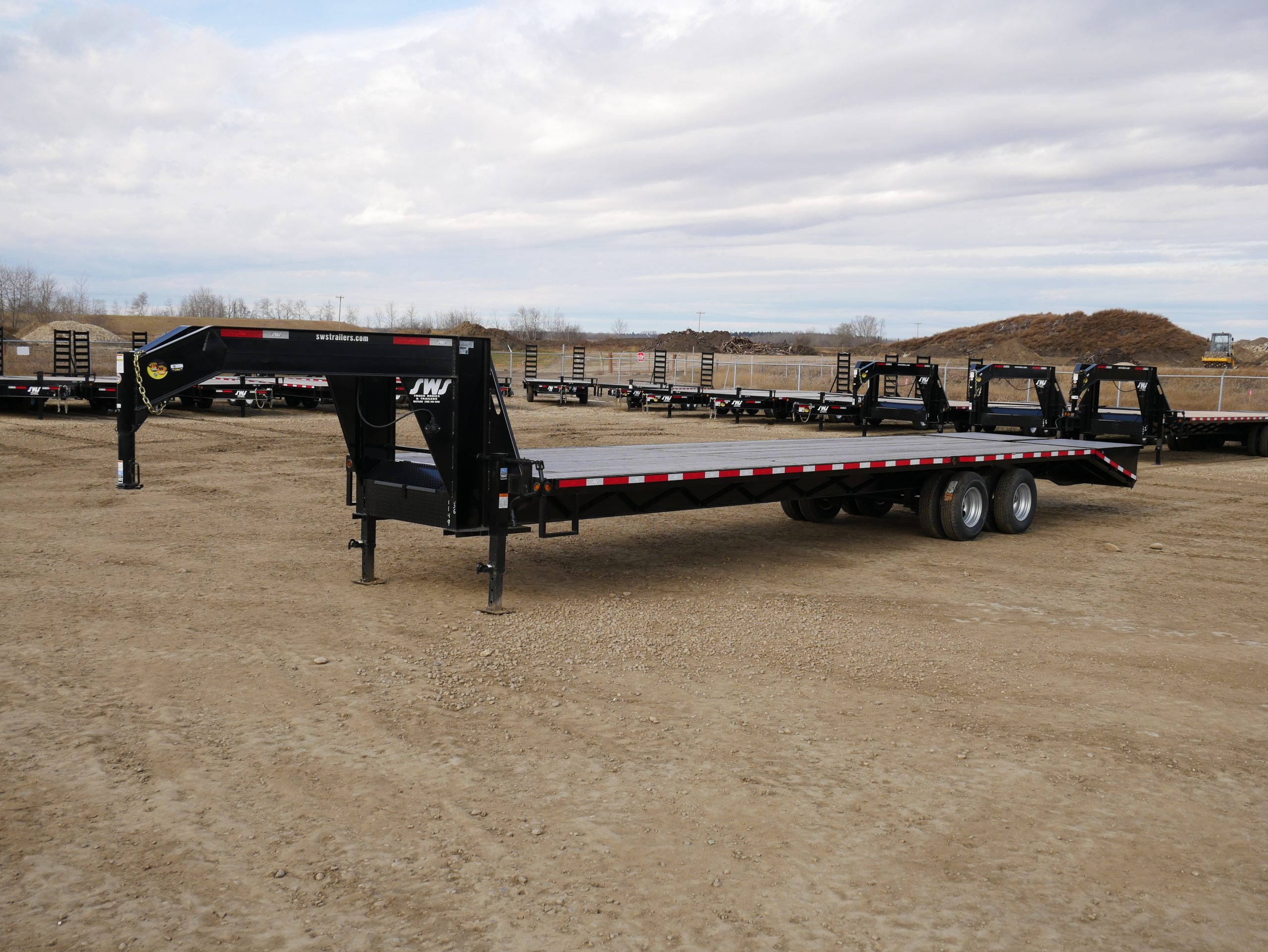 2024 36′ (2)10K GOOSENECK TANDEM DUALLY WHEEL TRAILER SWS Trailers