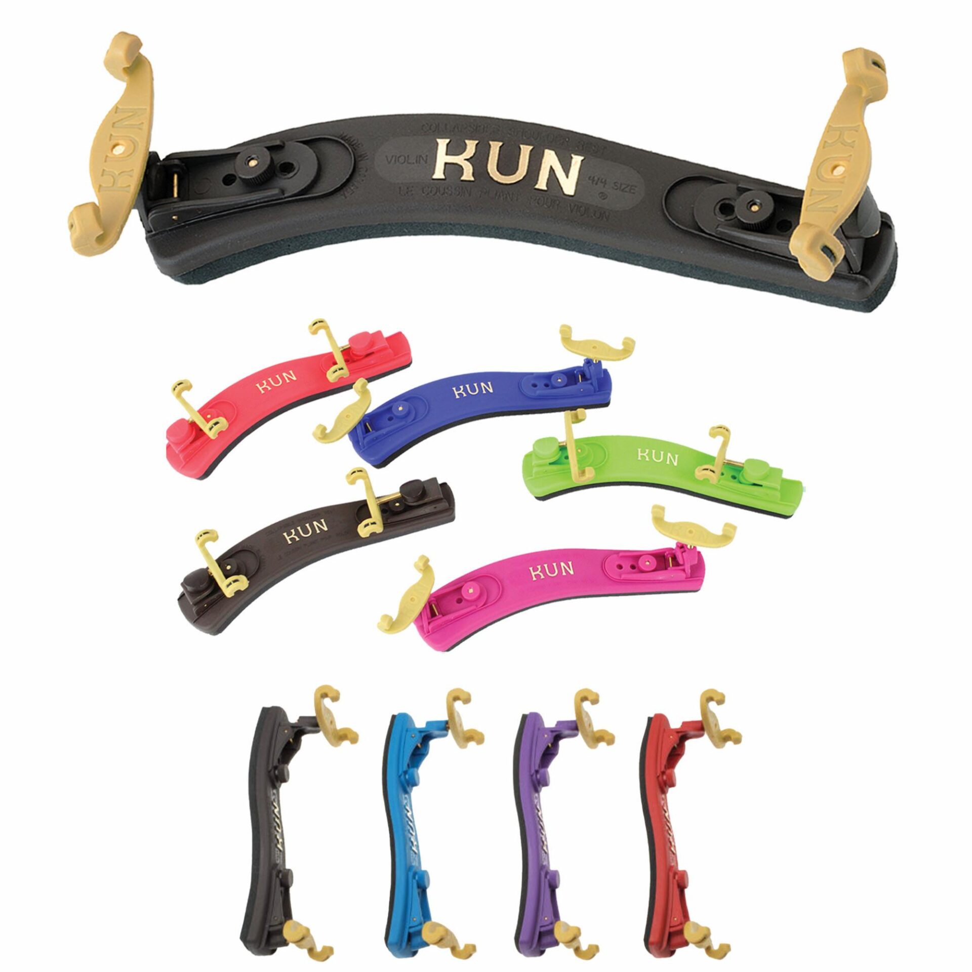 Kun Collapsible & MiniCollapsible Shoulder Rests Southwest Strings