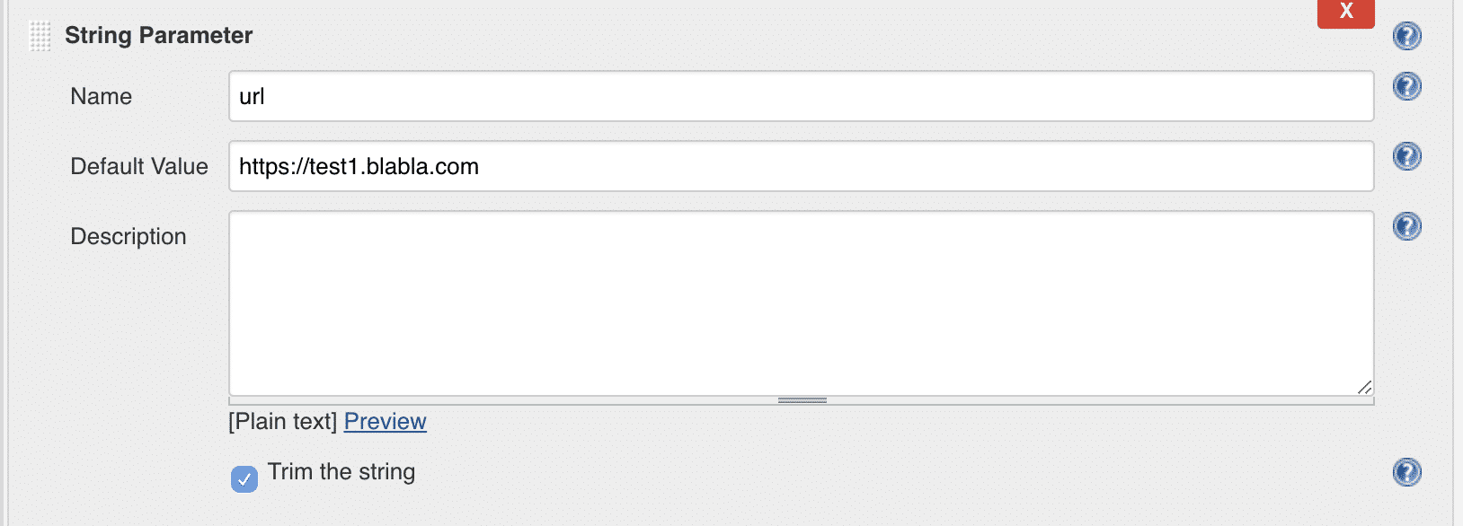 Parametrized Jenkins Job Creation