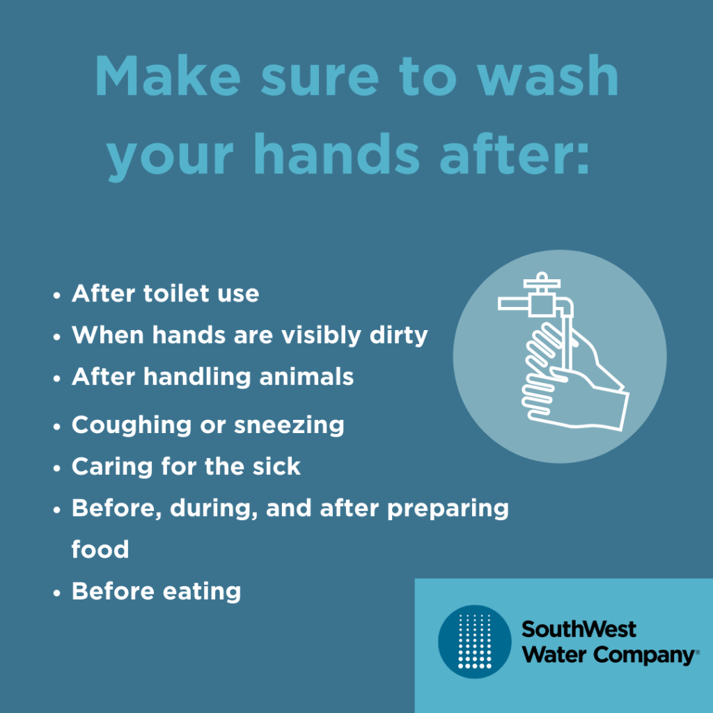 Reminder Wash your hands! Your Local Utility