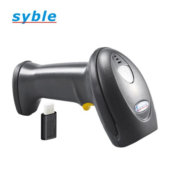 Bluetooth & 2.4 Ghz Wireless with Storage Barcode Scanner Linear CCD