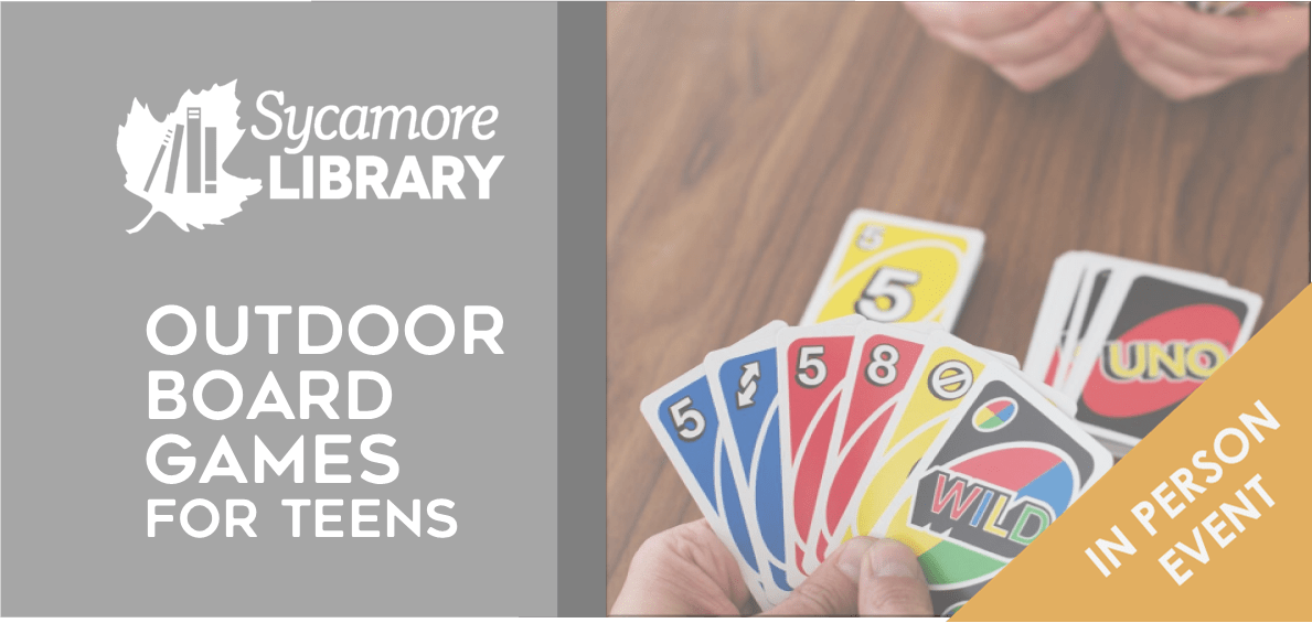Outdoor Board Games for Teens Sycamore Library
