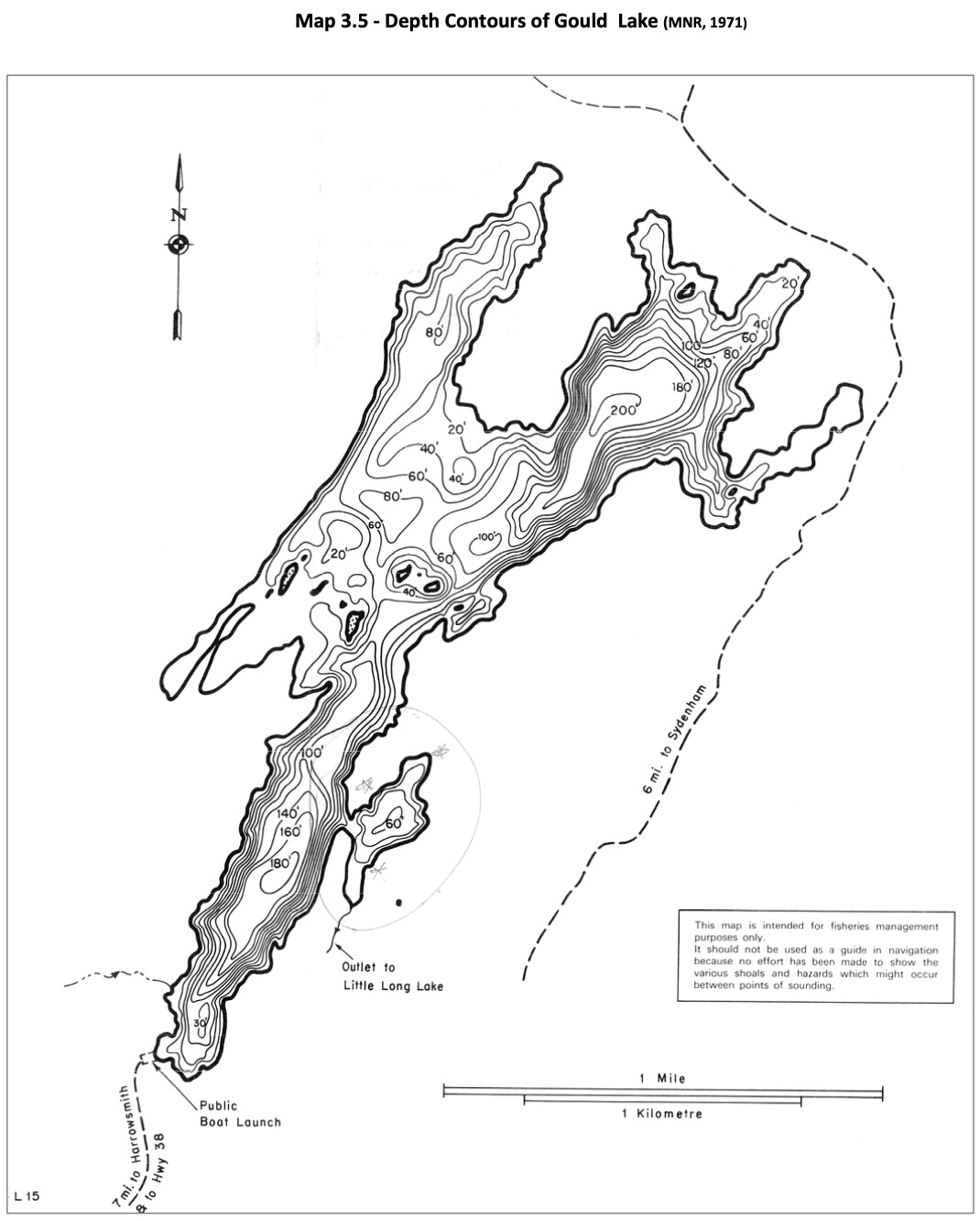 Sydenham Lake Association Maps