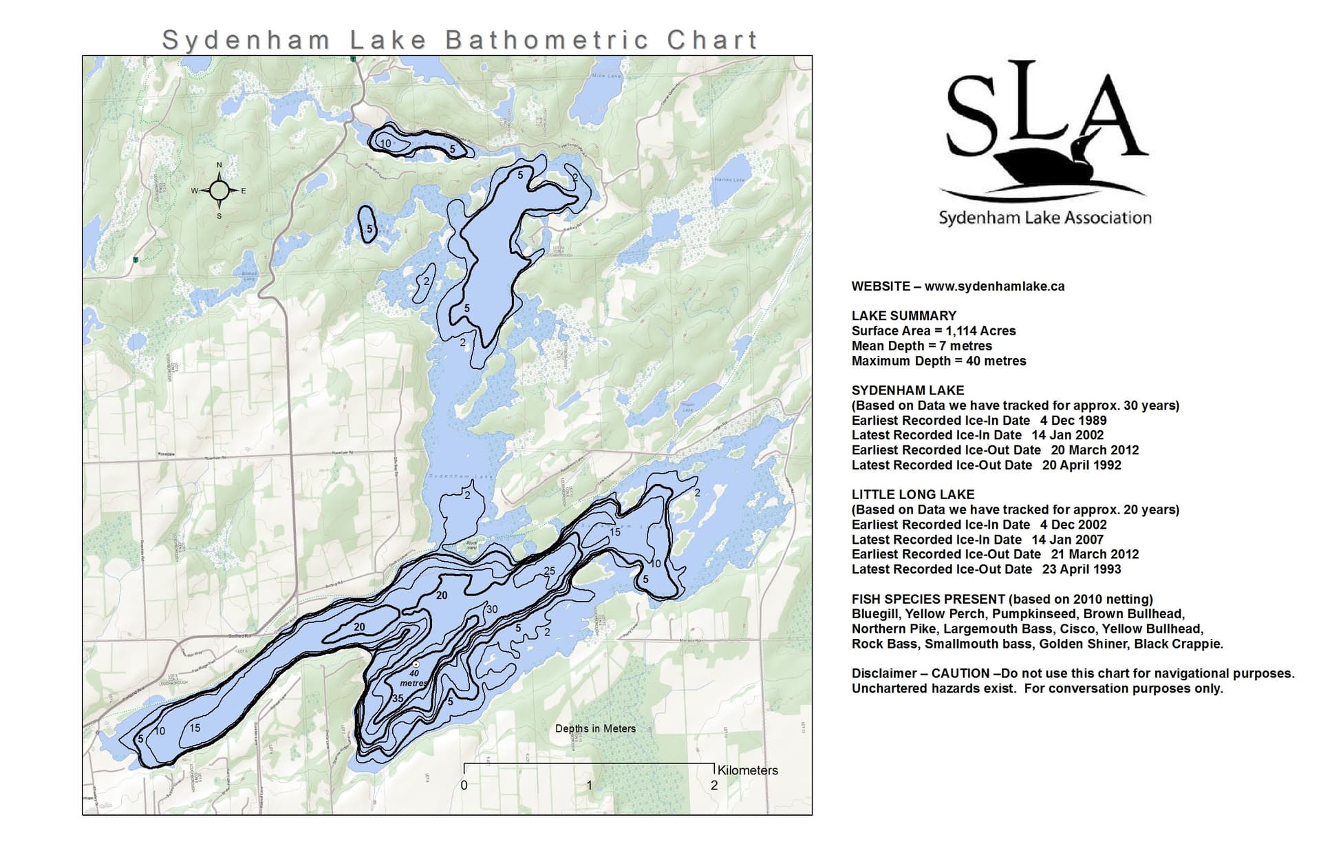 Sydenham Lake Association Maps