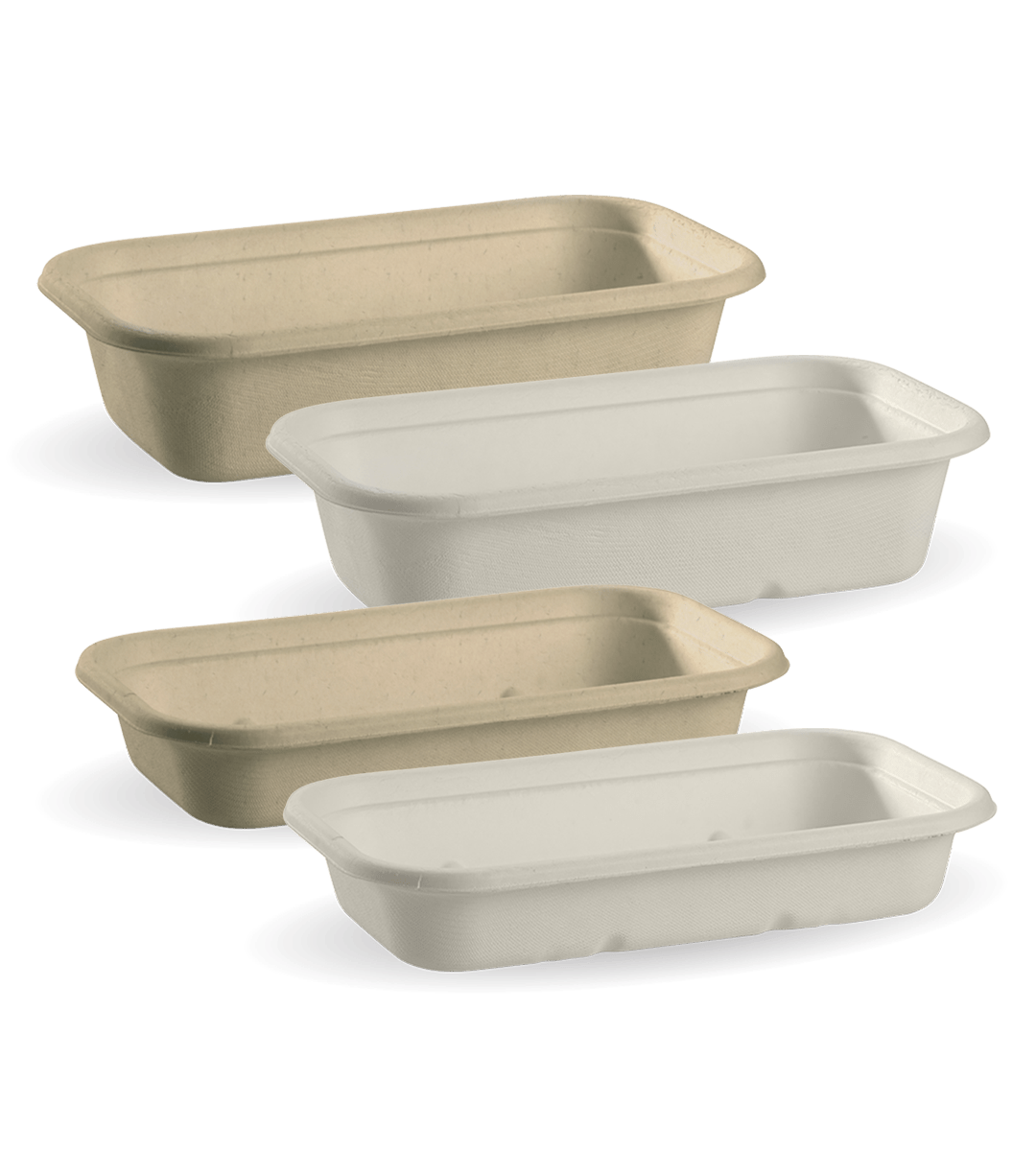 Sugarcane Rectangle Containers with Lids Sydney Packaging
