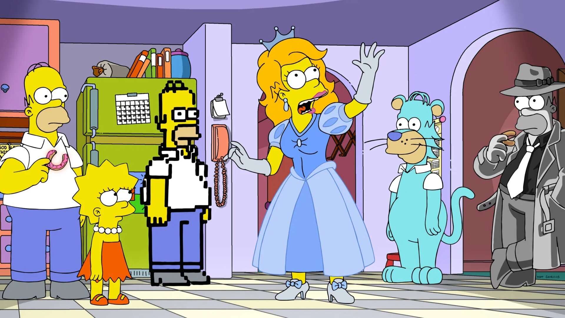 When did The Simpsons' Treehouse of Horror episodes stop parodying