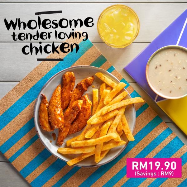 Nando's Grilled Chicken Tenders Combo RM19.90 Promotion