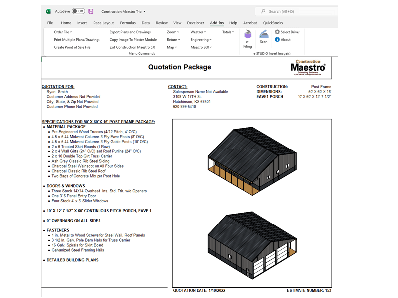 Gallery Construction Maestro, The Leading Pole Barn and Garage