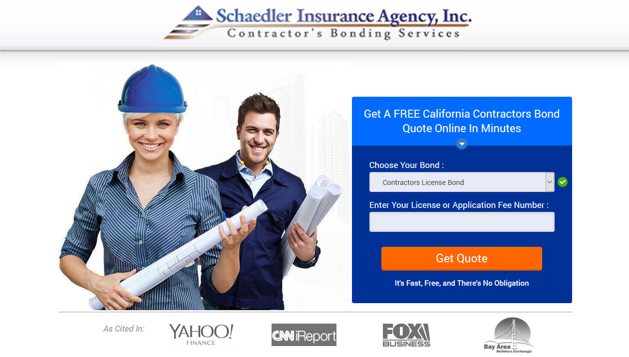 Maintenance of a Contractor's Bonding Service Website Portfolio