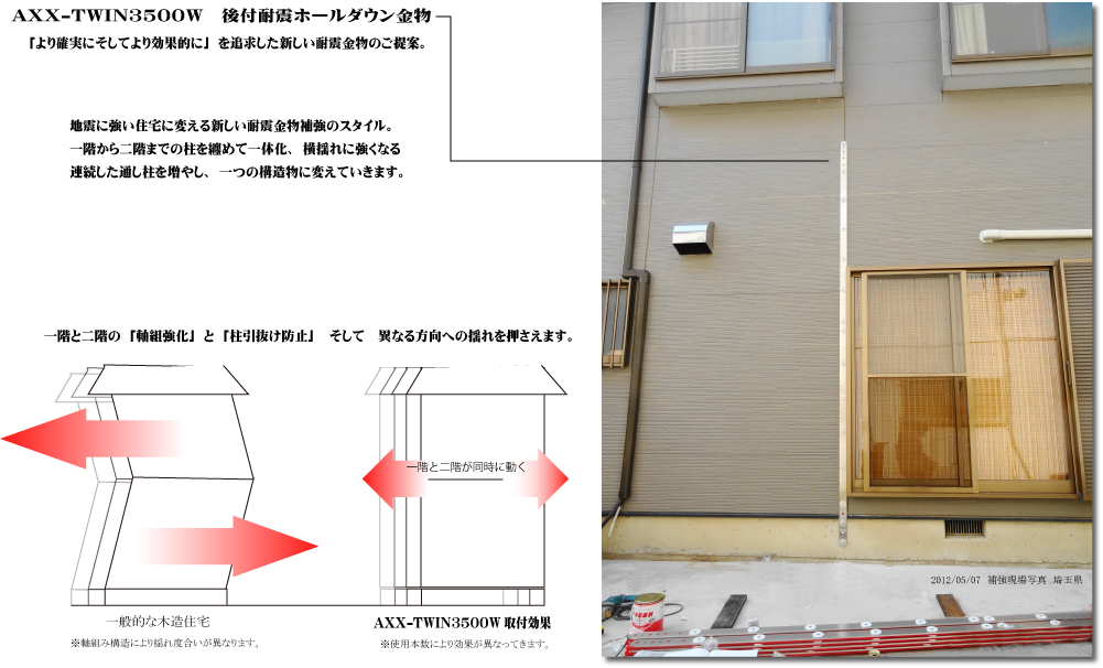 耐震補強金物 柱金物 制振構造金物