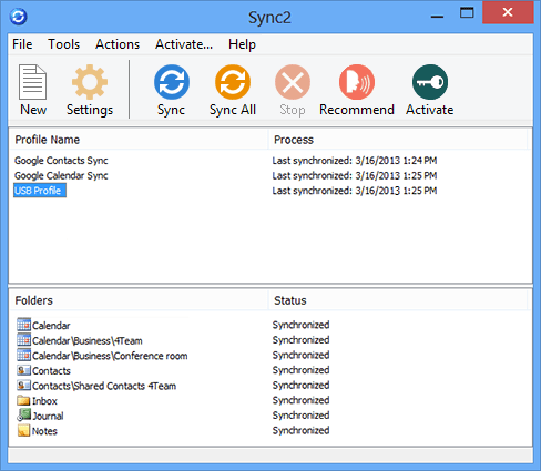 Sync2 Screenshots
