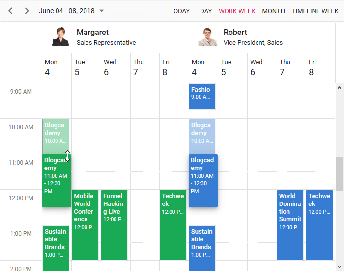 Whats New 2018 Vol 3 JavaScript Scheduler Syncfusion Blogs