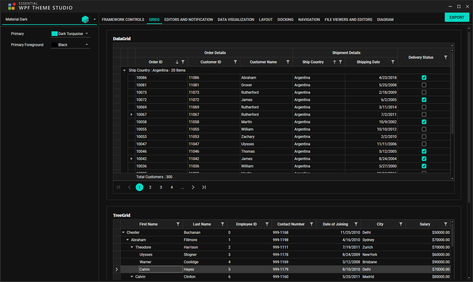 Apply Themes to a WPF Application Using Syncfusion Theme Studio A