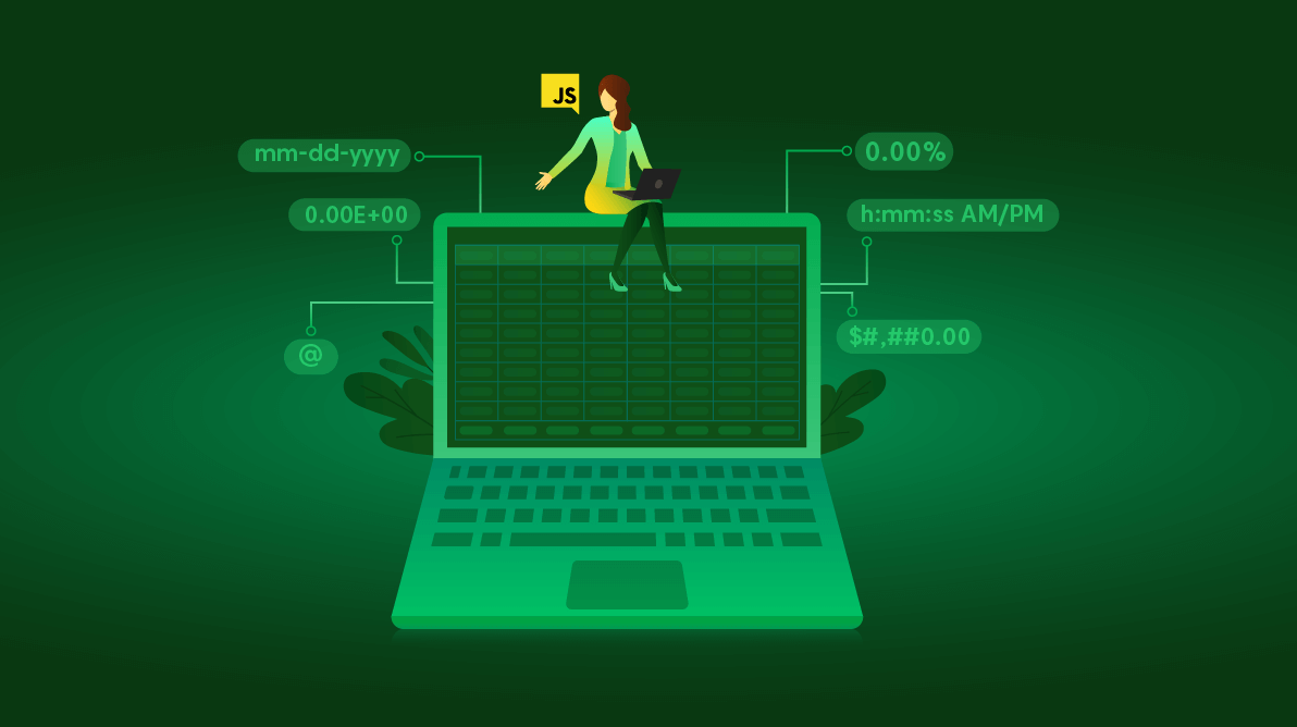Formatting the Essential JavaScript Spreadsheet Number Formatting