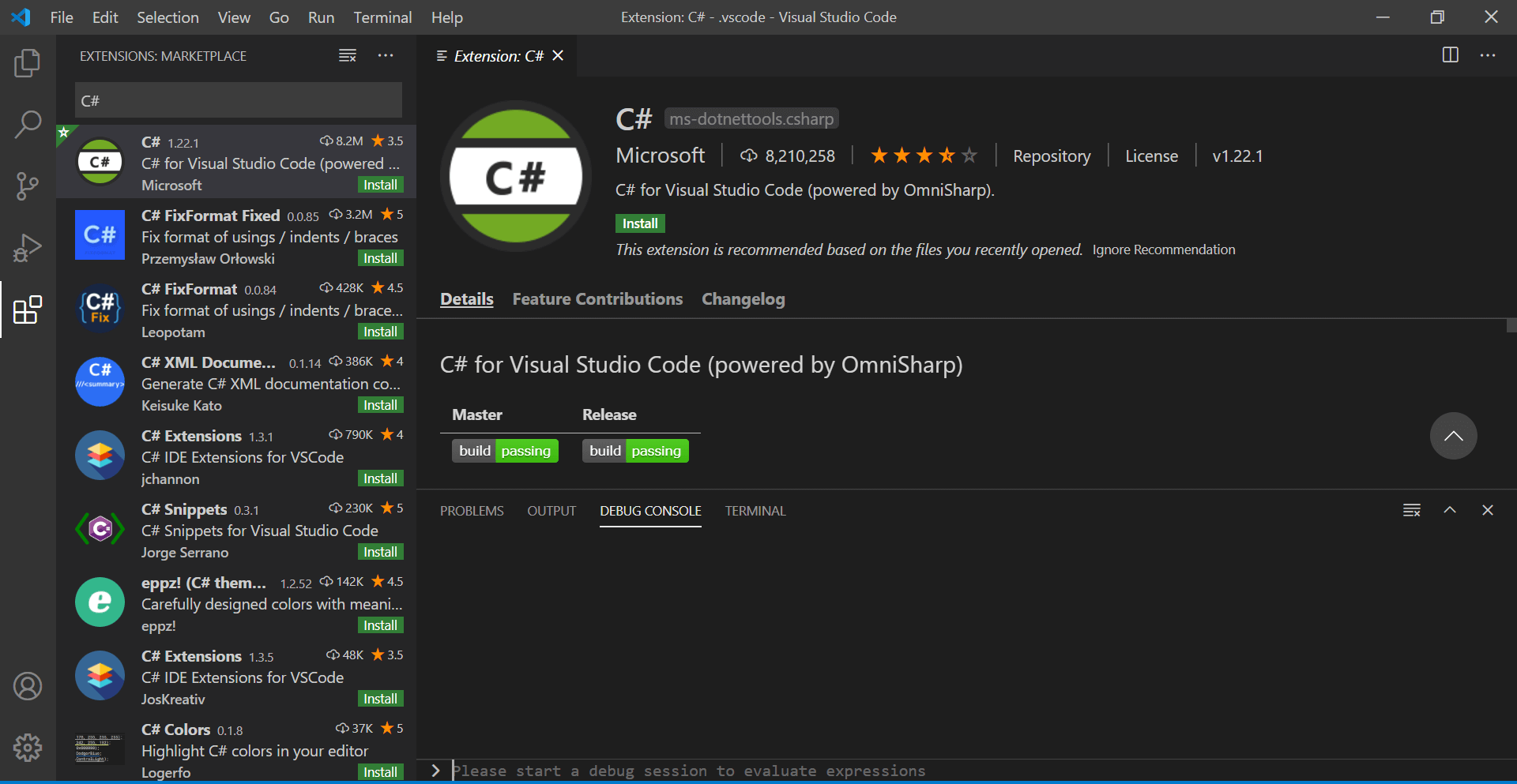 How to Develop an Core Application Using Visual Studio Code