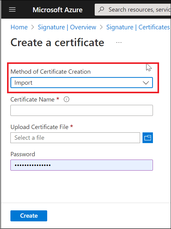Create a PDF Digital Signature  Service Using Azure Key Vault and