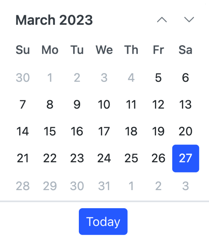Angular Calendar Component Material Calendar Syncfusion