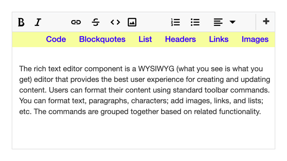 React Rich Text Editor Advanced WYSIWYG Features Syncfusion