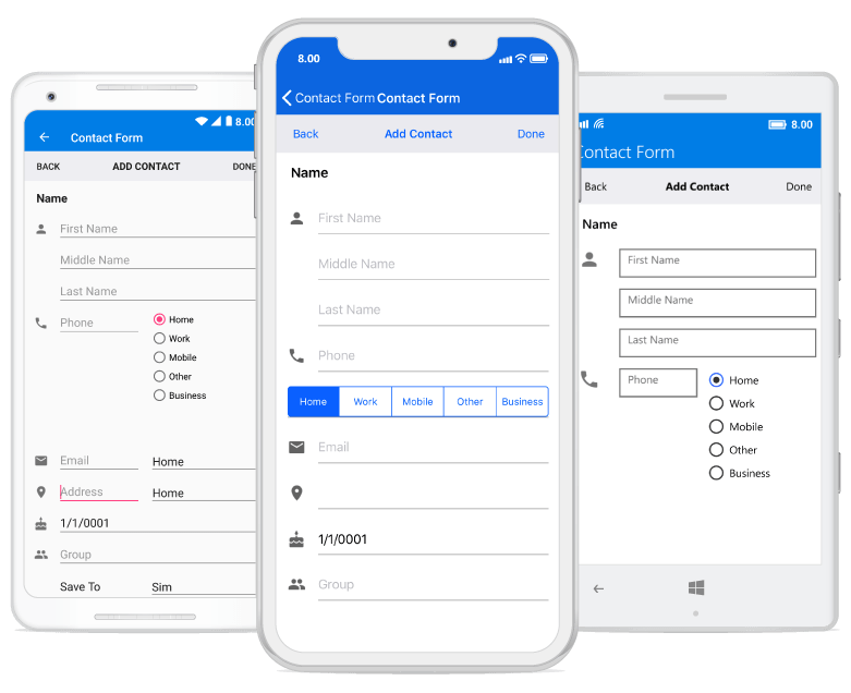 Xamarinforms Xamarin Forms Custom Control Data Binding