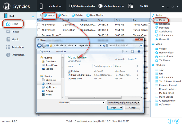 iPod to iPod Transfer Software Backup All the Contents from One iPod