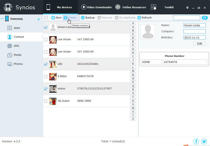Guide on How to Manage/ Edit Android Contacts from PC