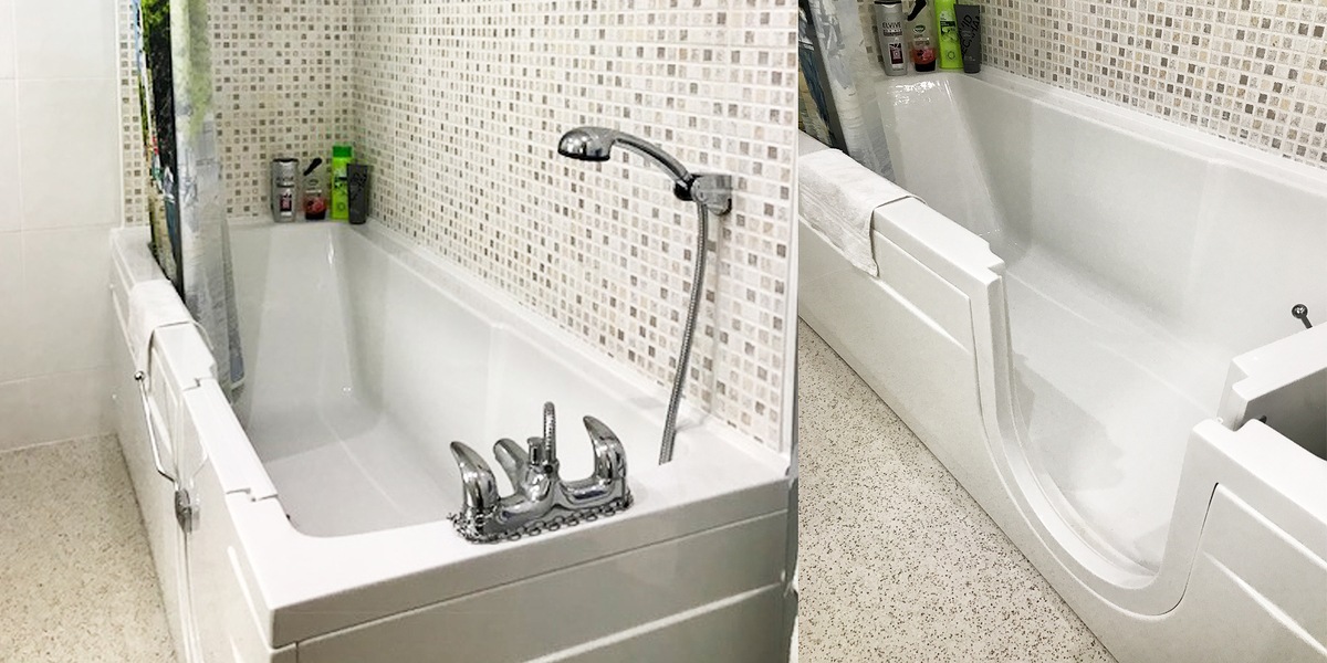 Bathroom Adaptation Walk in Bath SYNC Living Belfast NI