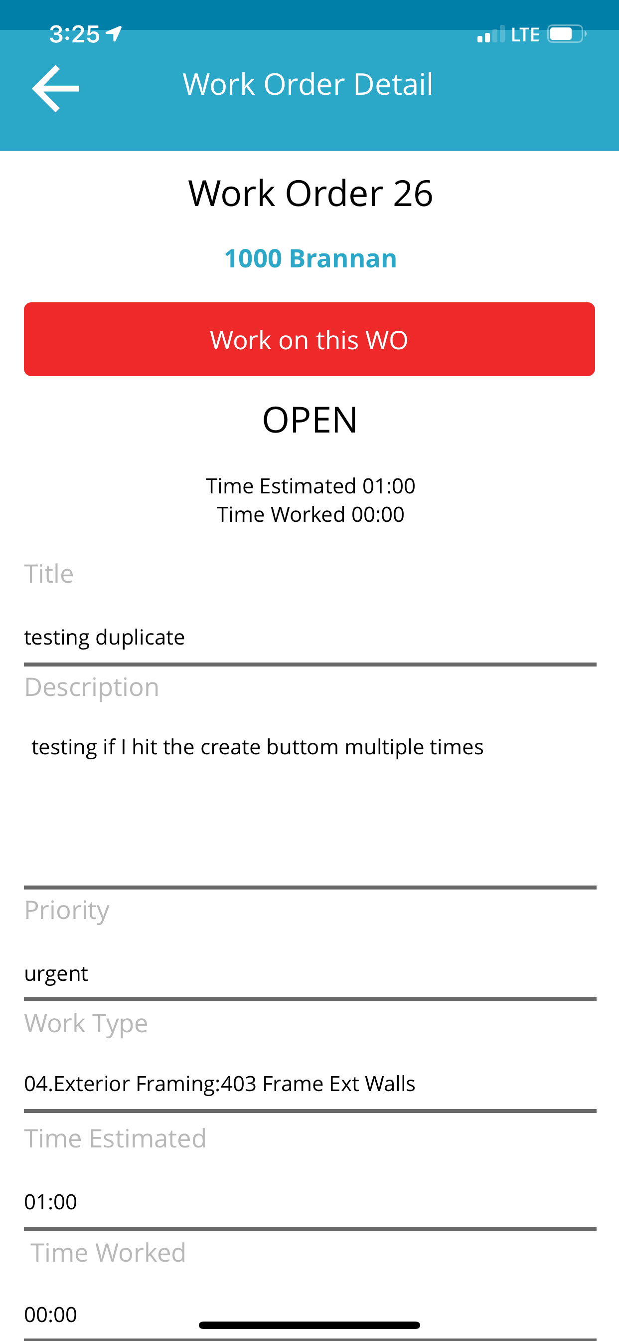 How employees can use Work Orders on the app Frequently Asked Questions