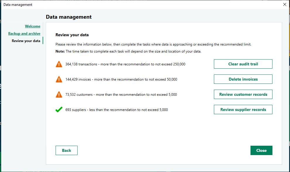 Sage v28.1 Data Management Synergy Network