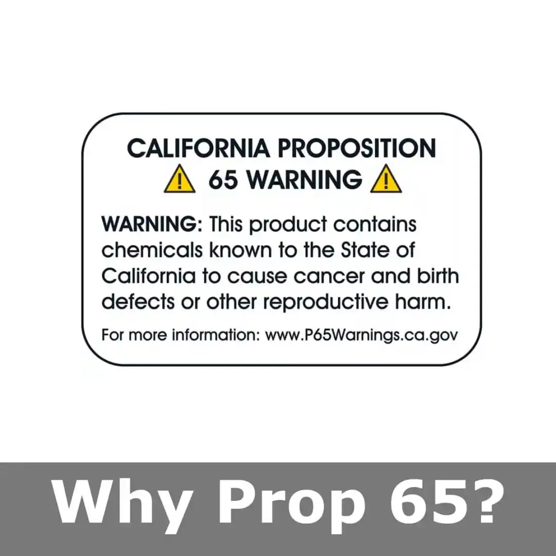 What is Proposition 65 and why is it on food and dietary supplements