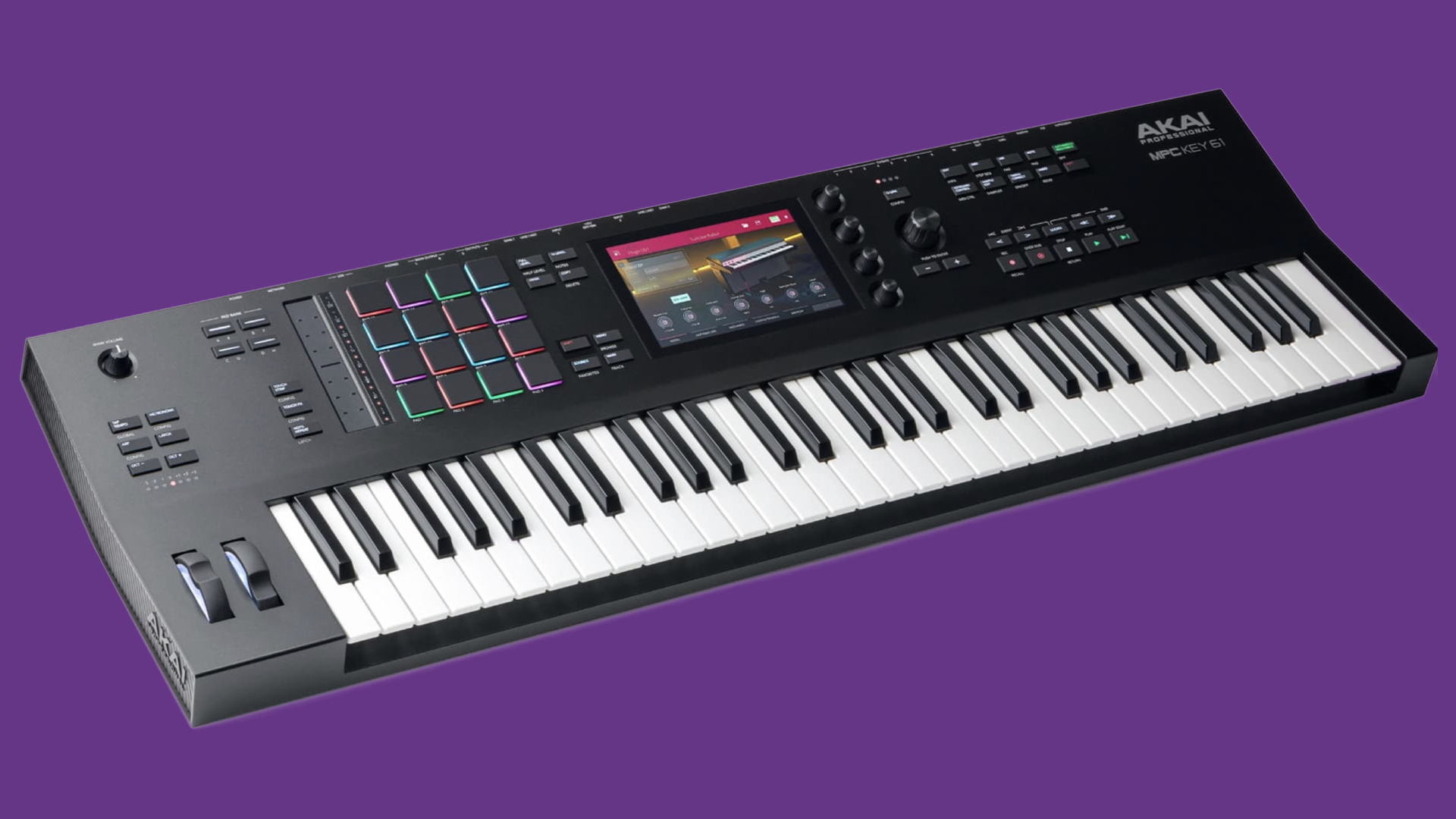 Akai MPC Key 61 leak, first photo of the new keyboard groovebox sampler