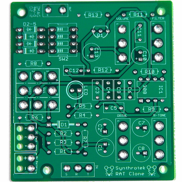 Synthrotek’s Newest Product The RAT Clone PCB & Kits Synthrotek