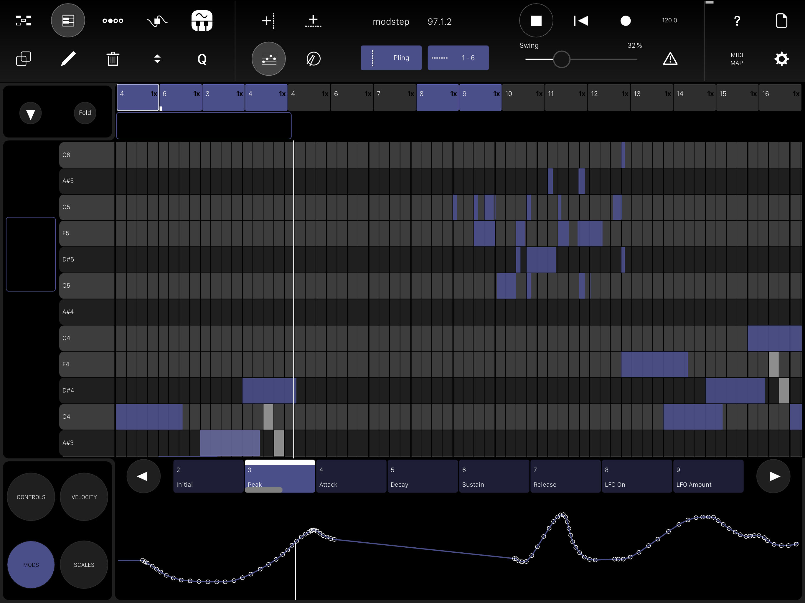 Modstep A ‘FullBlown’ MIDI Sequencer For iPad Synthtopia
