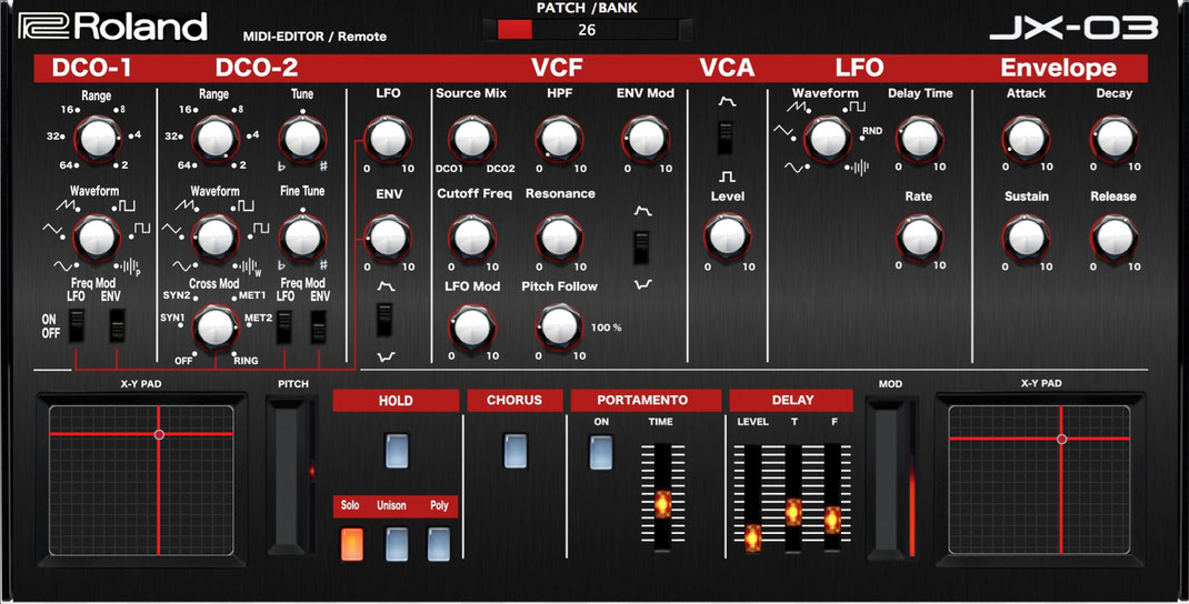 Roland Boutique JX03 MIDI Editor & Controller Synthtopia