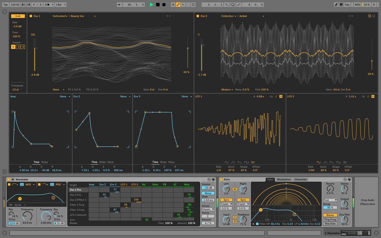 Ableton Live 10 Wavetable Synth First Look Synthtopia