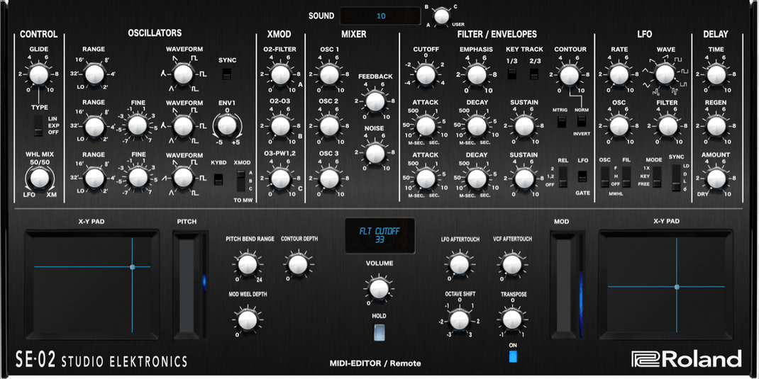 Roland SE02 MIDI Patch Editor & Controller Synthtopia